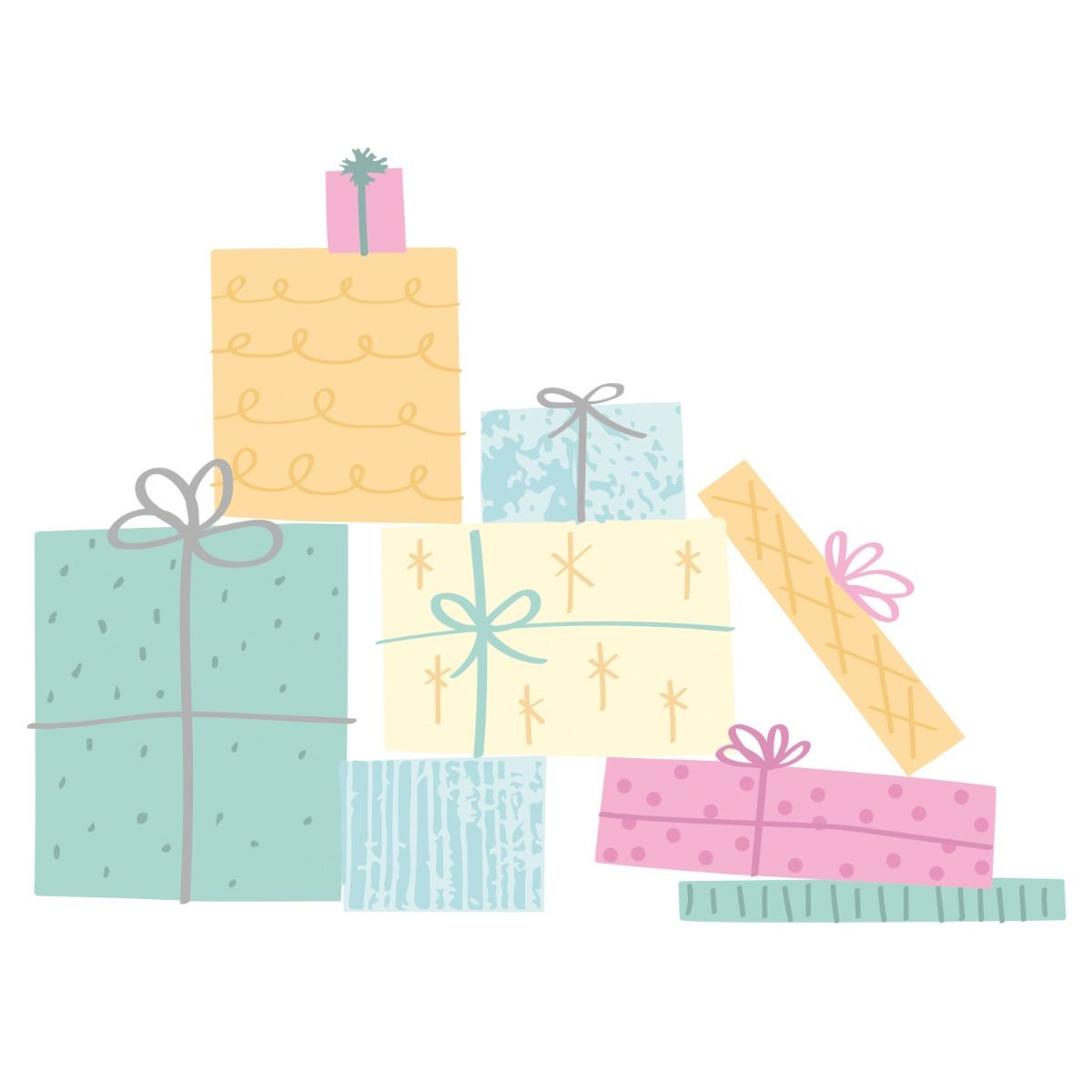Sizzix Gift Wrap Layered Stamps Set 23pk - 664935