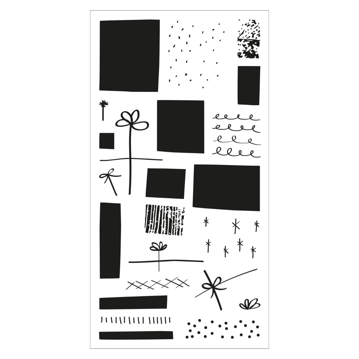 Sizzix Gift Wrap Layered Stamps Set 23pk - 664935