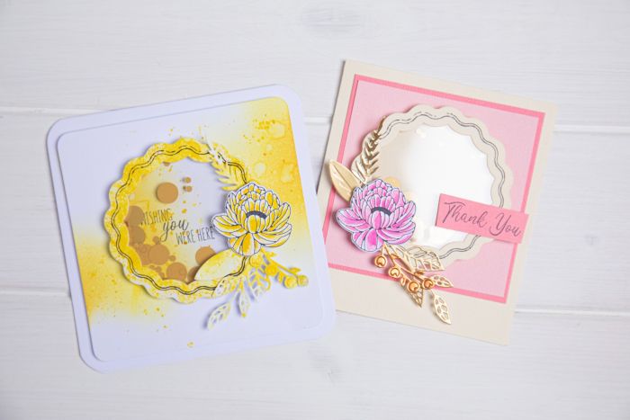 Sizzix Framelits Die Set 6PK w/4PK Stamps - Window Box 665659 ✂️ ☆