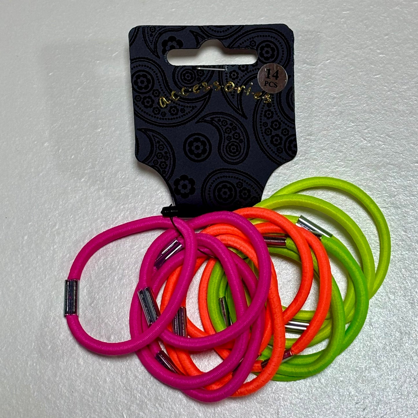 Pack of 14 Neon Hair Elastics Bobbles ✂️ *SALE*