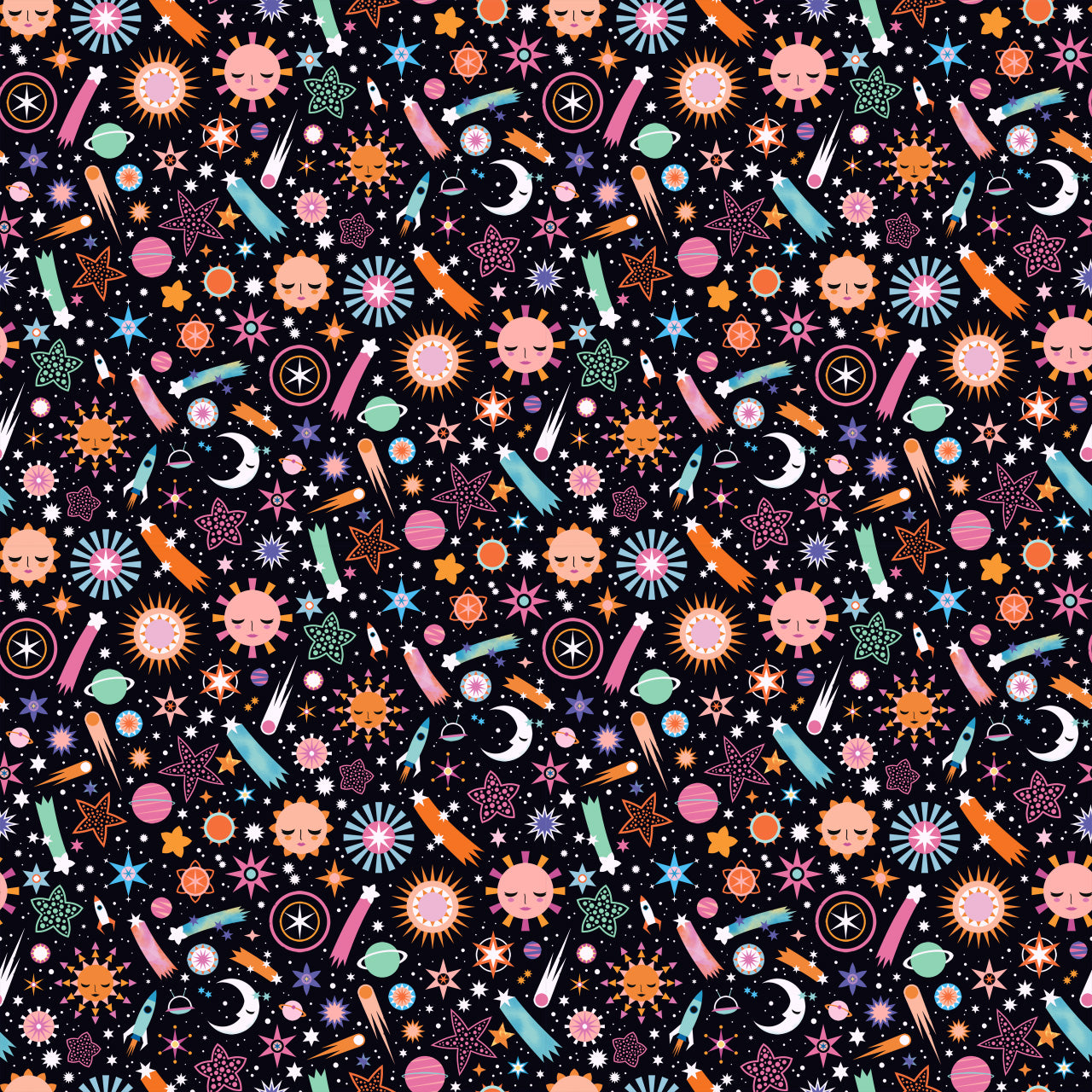 Cosmic Cowboy - Dashwood Studio Cotton Fabric ✂️ £14 pm ☆