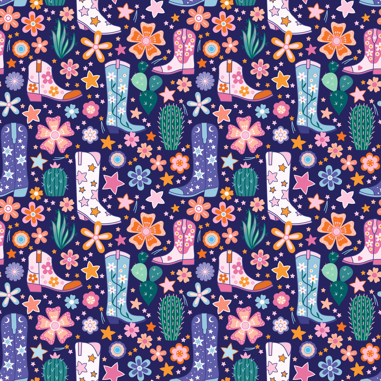 Cosmic Cowboy - Dashwood Studio Cotton Fabric ✂️ £14 pm ☆