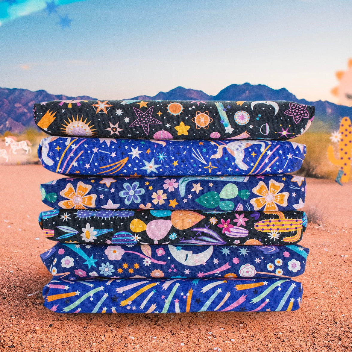 Cosmic Cowboy - Dashwood Studio Cotton Fabric ✂️ £14 pm ☆