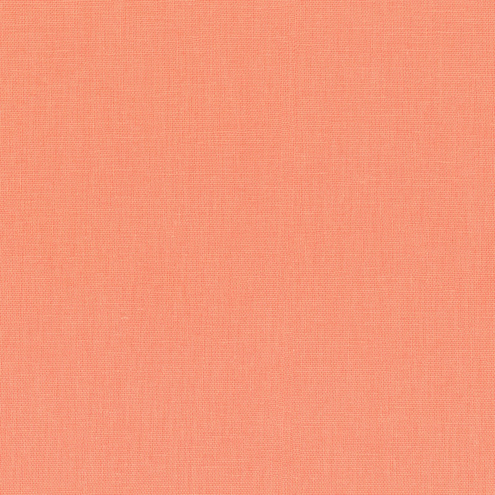 Mango Orange - Essex Linen - Robert Kaufman Cotton Linen Fabric ✂️ £13 pm
