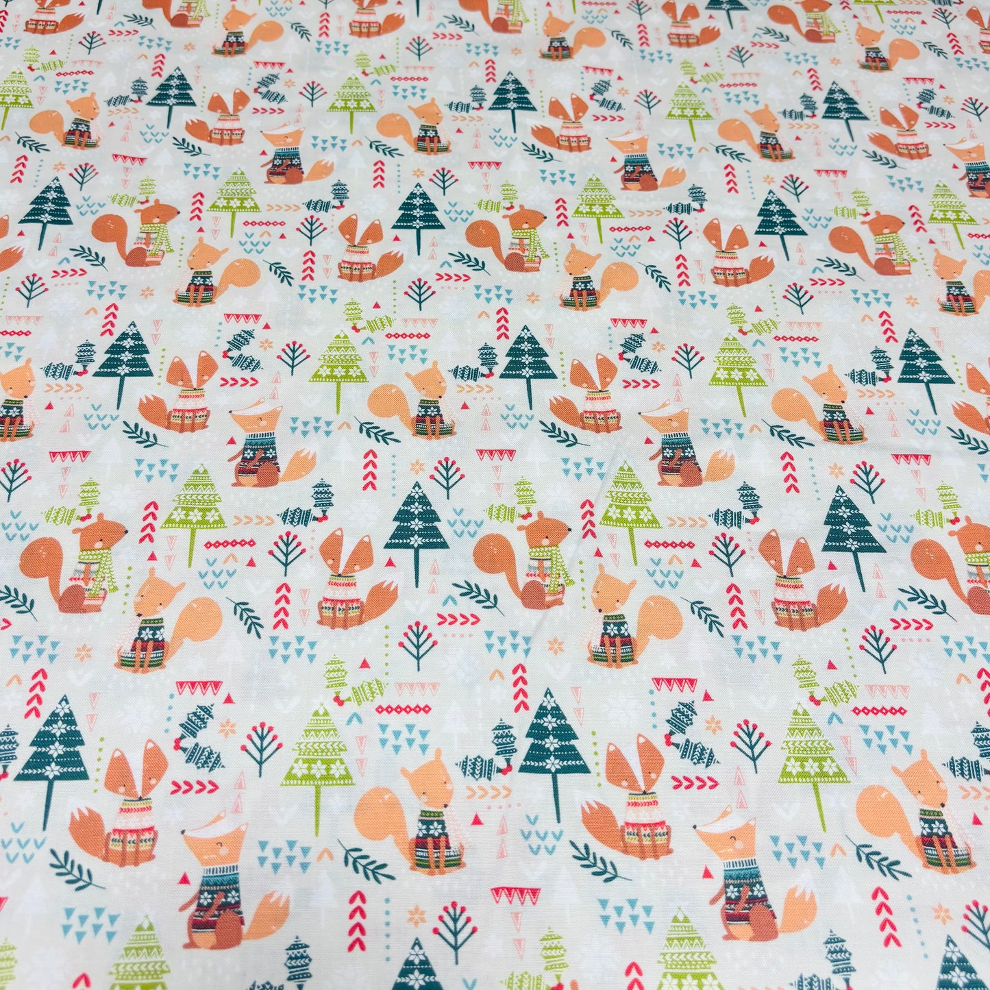 Festive Foxes - Christmas Party - Dashwood Studio Cotton Fabric ✂️ £13 pm ☆