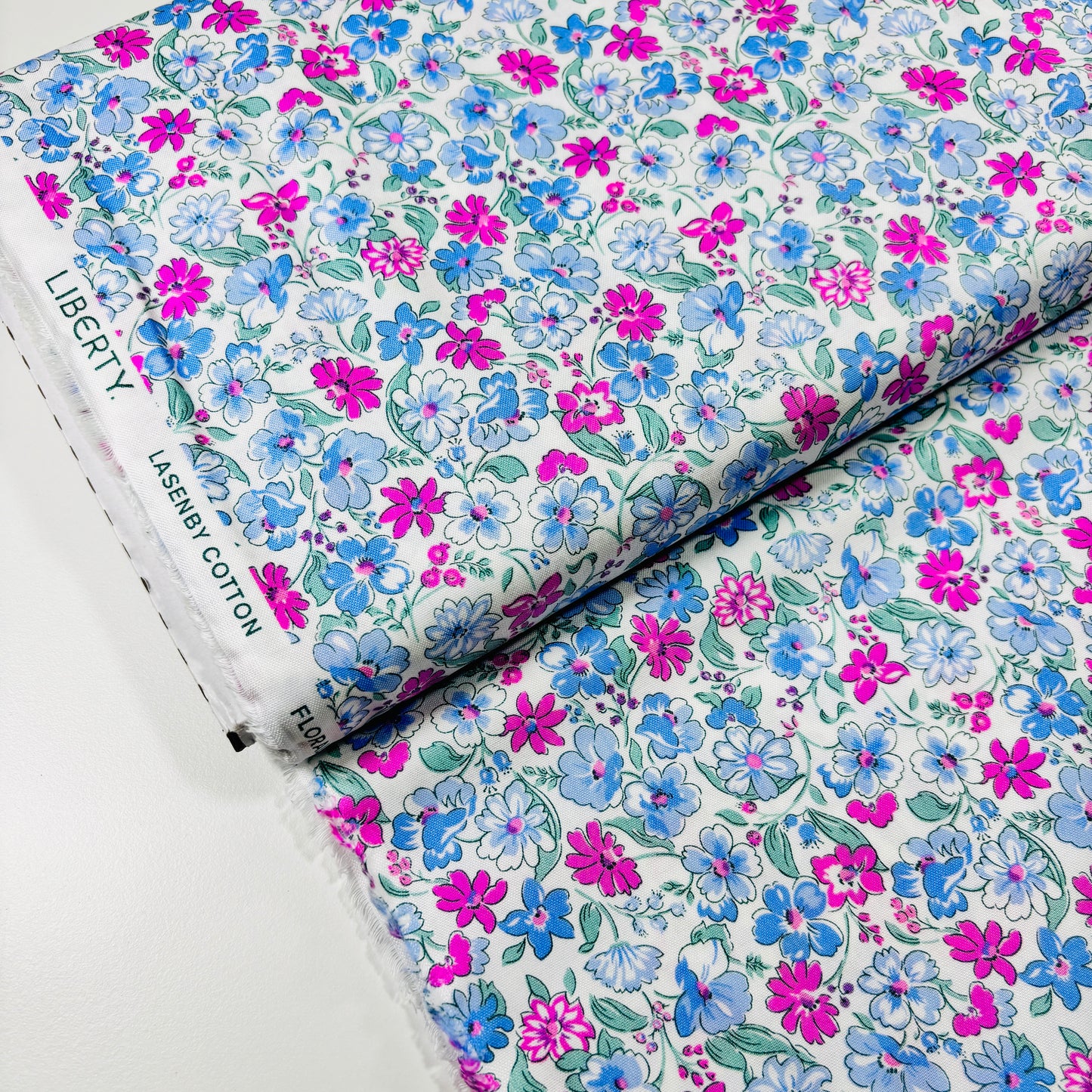 Pink & Lilac Floral Floral Joy | Heirloom 1 | Liberty Cotton Fabric £15 pm