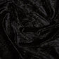 Black Crushed Velvet Velour Fabric ✂️