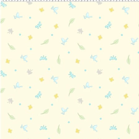 Lemon Leaves and Butterflies - Guess How Much I Love You - Clothworks Licensed Cotton Fabric ✂️ £9 pm *SALE*