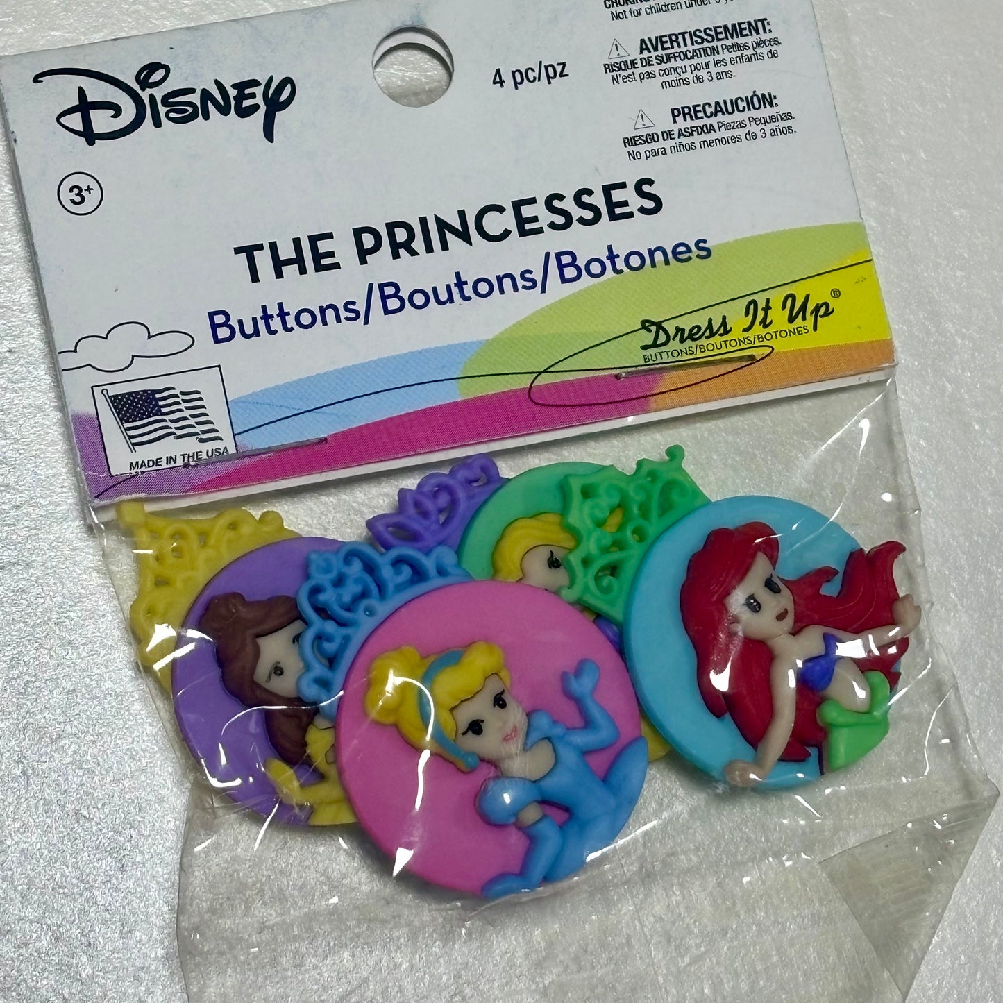 The Princesses - Dress It Up Buttons