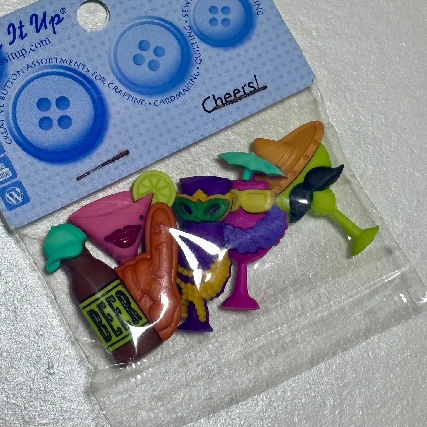 Cheers - Dress It Up Buttons
