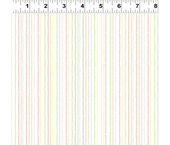 Pink and Lemon Stripes - Guess How Much I Love You - Clothworks Licensed Cotton Fabric ✂️ £7 pm *SALE* (Copy)