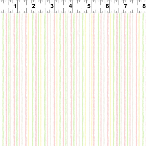 Pink & Lemon Stripes | Guess How Much I Love You | Clothworks Licensed Cotton Fabric | £12 pm