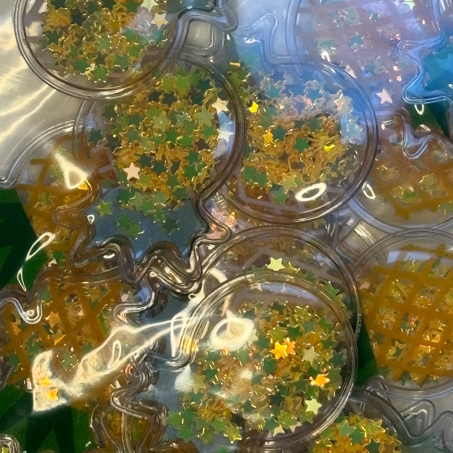 Fruit Shaped Star Shaker Flat Backed Embellishment