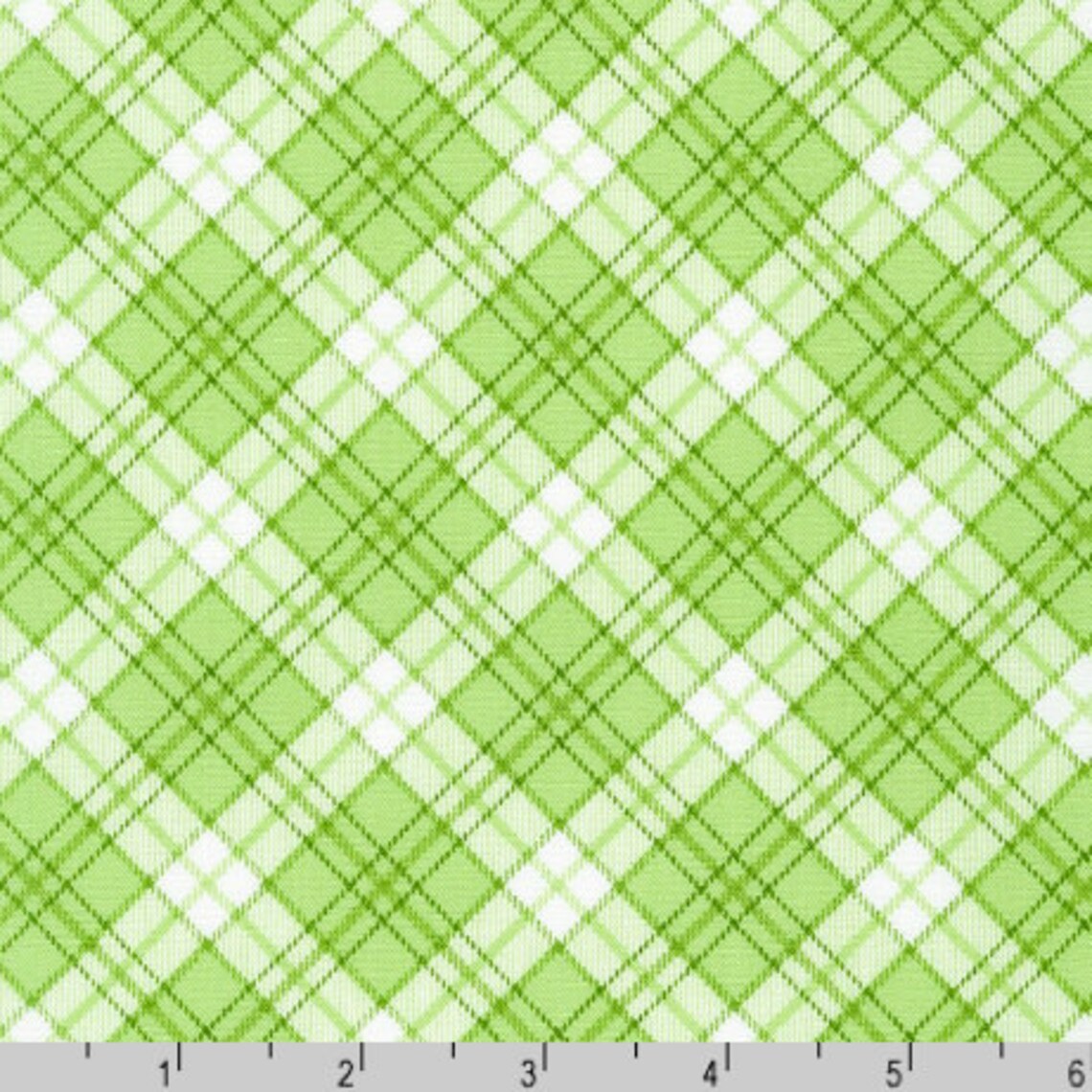 Green Tartan Style Check - Penelope - Robert Kaufman Cotton Fabric ✂️ *SALE*