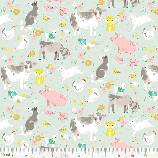 Animal Acres Farmyard - On This Farm - Blend Cotton Fabric ✂️ £7 pm *SALE*