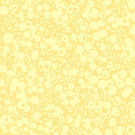 Custard Yellow 5680 | Wiltshire Shadow Blender | Liberty Cotton Fabric | Remnant 46cm x 110cm