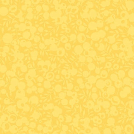 Lemon Yellow 5681 | Wiltshire Shadow Blender | Liberty Cotton Fabric | Remnant 117cm x 110cm