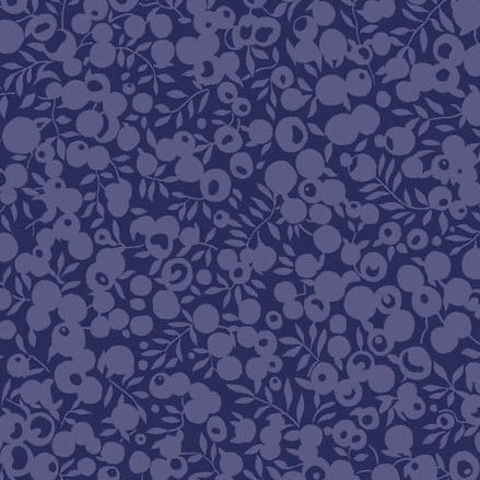 Iris Purple 5693 | Wiltshire Shadow Blender | Liberty Cotton Fabric | Remnant 102cm x 110cm