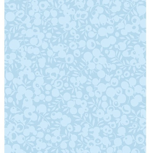 REMNANT 96cm x 110cm Arctic Blue 5700 - Wiltshire Shadow - Liberty Cotton Fabric ✂️