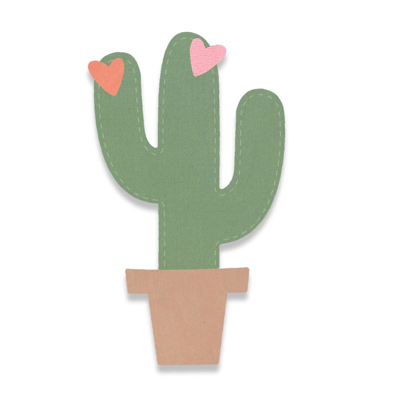 Sizzix Cactus Die Bigz 663238 - Rosie's Craft Shop Ltd