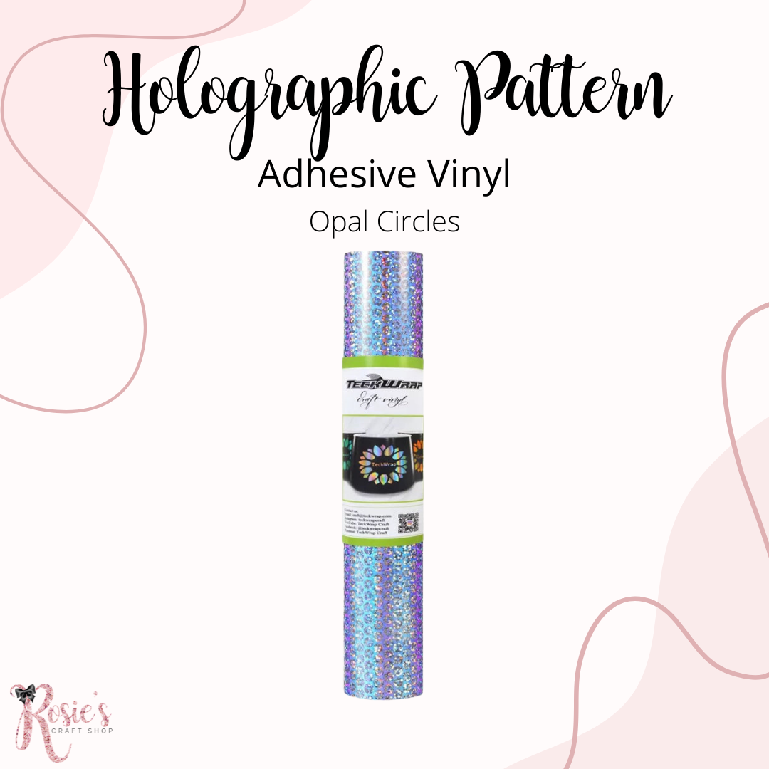 Opal Circle Teckwrap Pattern Self Adhesive Vinyl ✂️ ☆