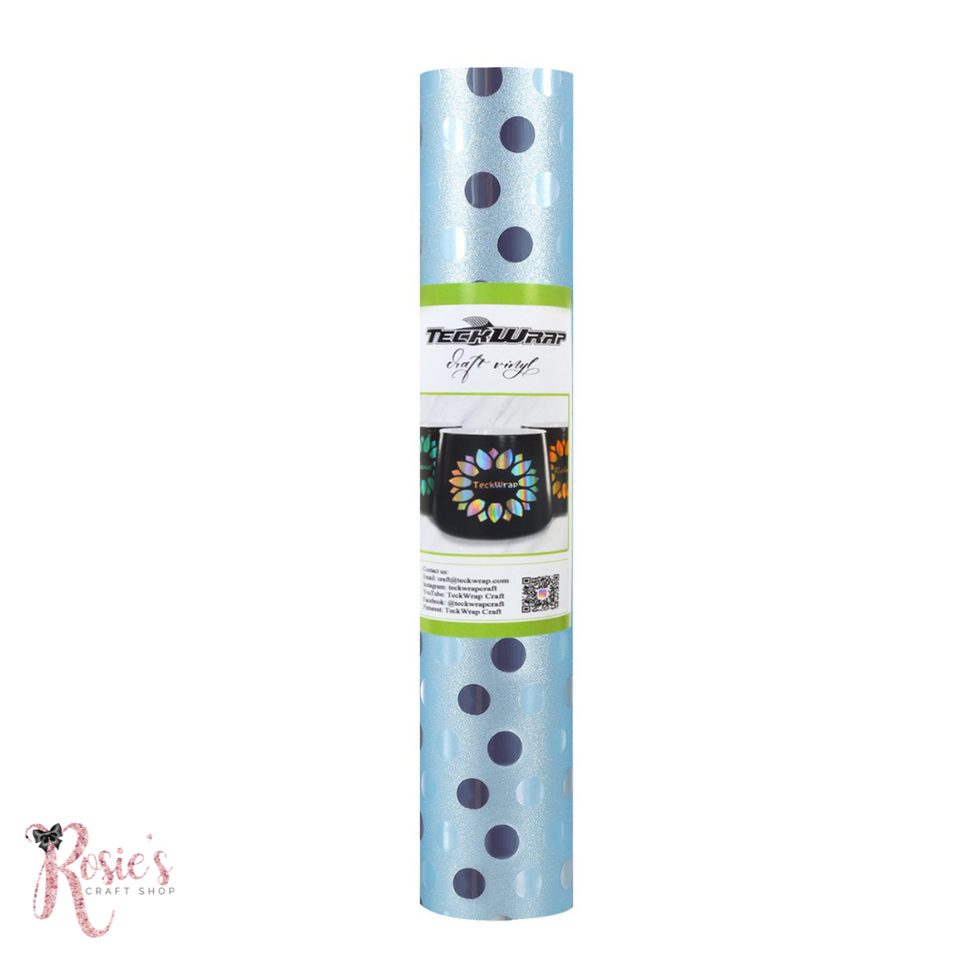 Teckwrap Polka Dot Permanent Adhesive Vinyl