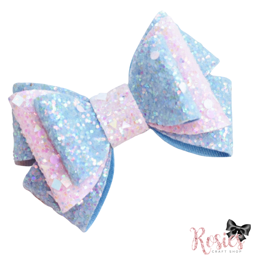 3.5" Butterfly Loop Bow Plastic Template π