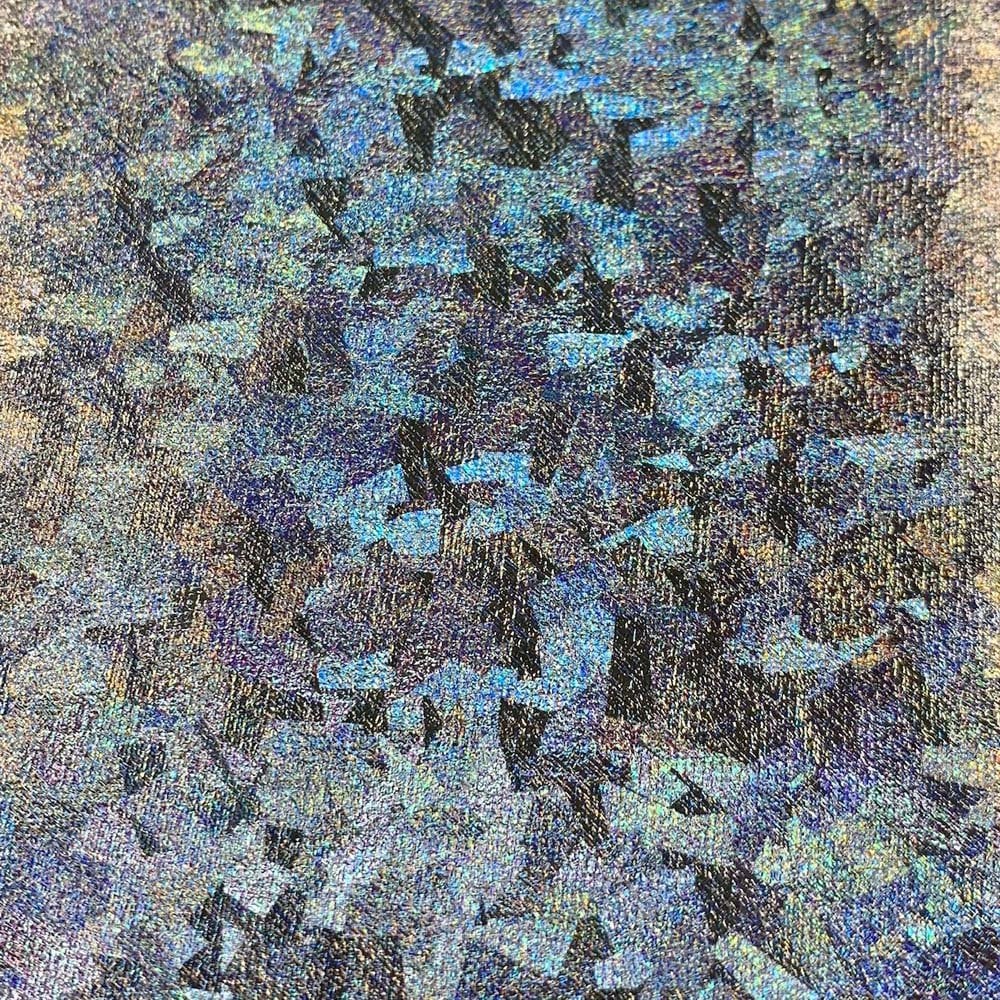 Crystal Silver Metallic Stretch Iron On Vinyl HTV