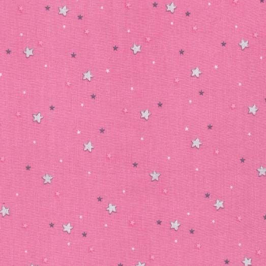 Sprinkled Stars Pink - Twinkle Stars - Michael Miller Cotton Fabric ✂️ £6 pm *SALE*