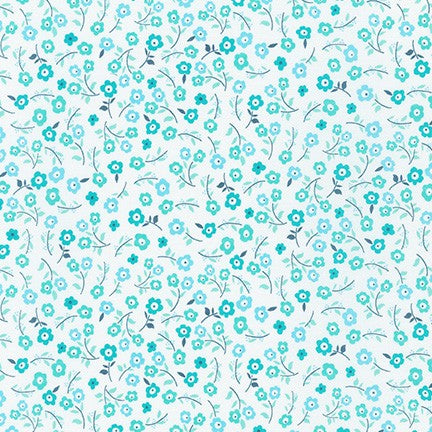 Floral Pattern - Bees Knees - Robert Kaufman Cotton Fabric ✂️ £13 pm