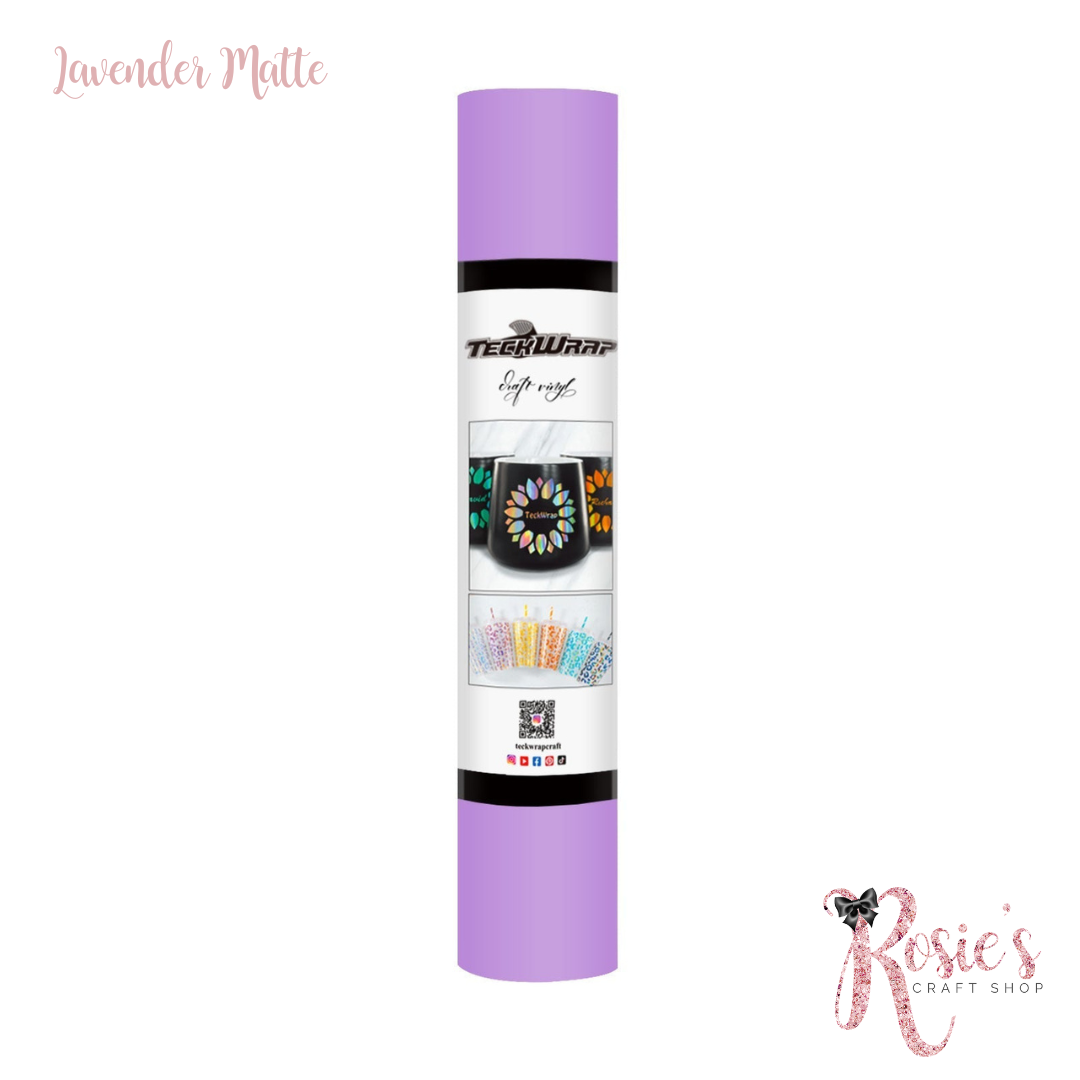 Lavender Teckwrap Matte Adhesive Vinyl ✂️ ☆