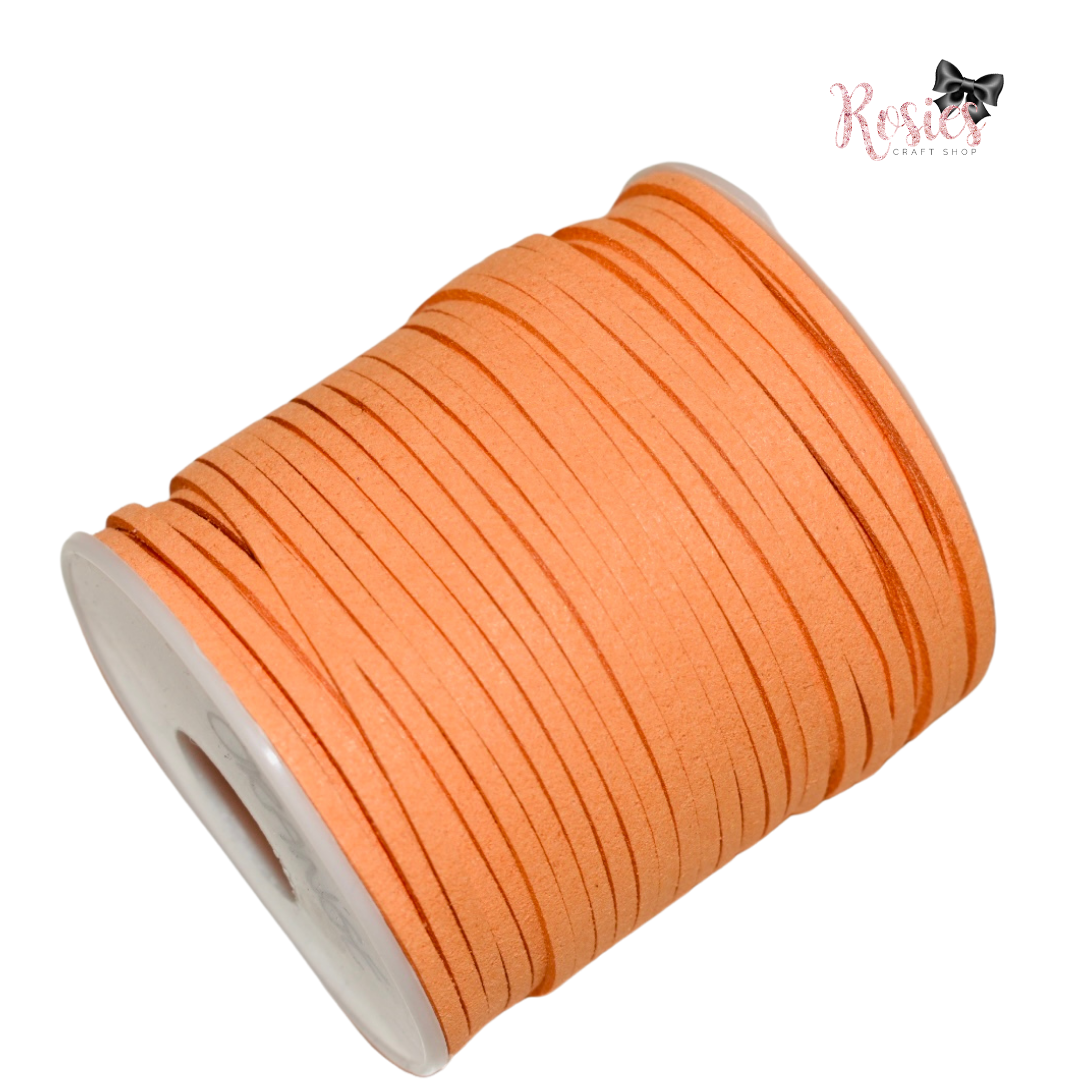 3mm Orange Suede Style Cord ✂️ *SALE*