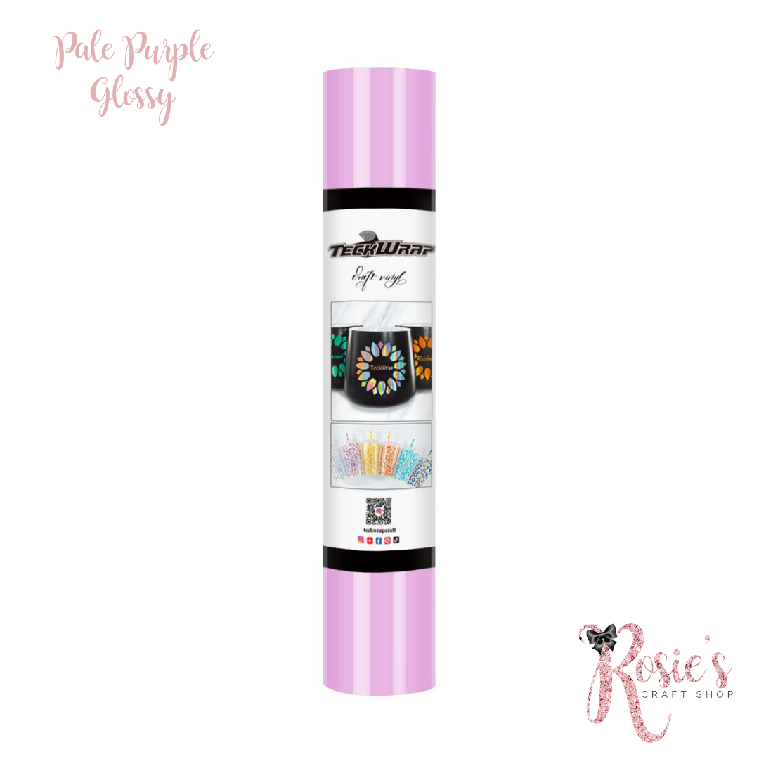 Pale Purple Teckwrap Glossy Adhesive Vinyl ✂️ ☆