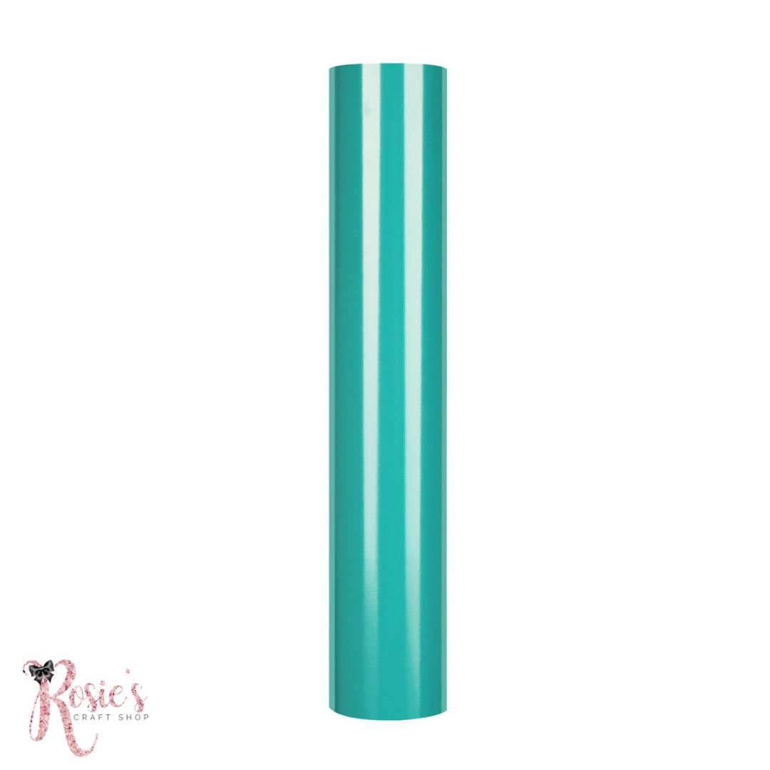 Turquoise Teckwrap Glossy Self Adhesive Vinyl ✂️ ☆