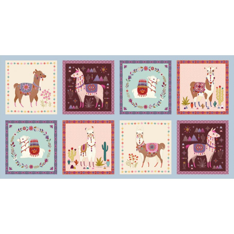 Llama Panel - Llama Love - Michael Miller Cotton Fabric ✂️ *SALE*