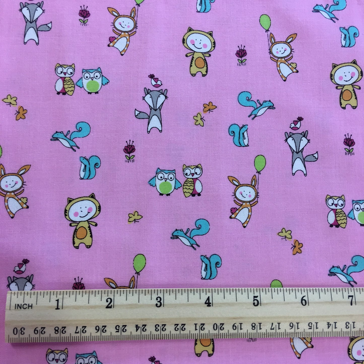 Playing Around Pink - Let's Play By Michael Miller - 100% Cotton Fabric - Rosie's Craft Shop Ltd