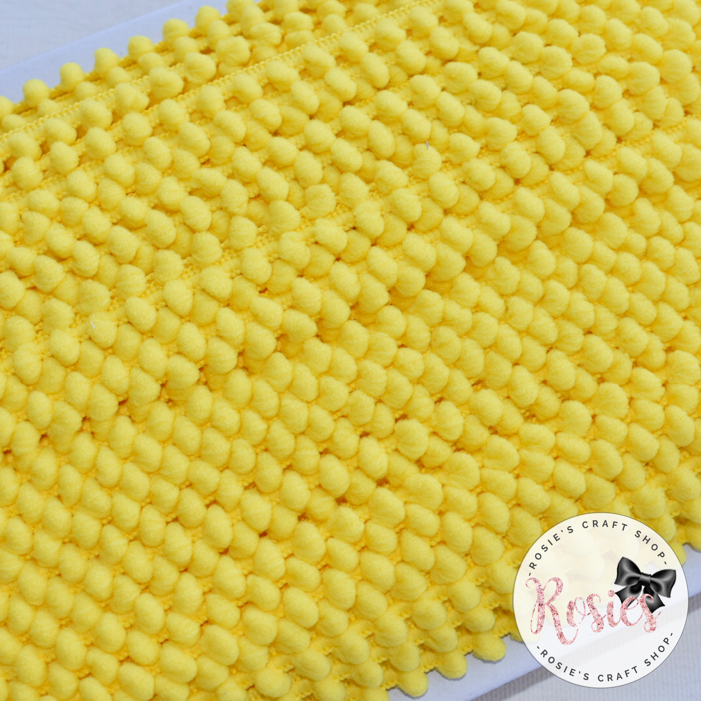Yellow Mini Pom Pom Trim ✂️
