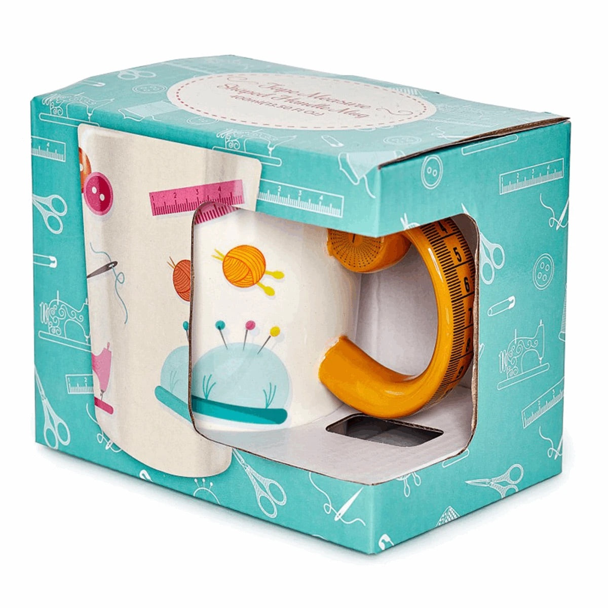Tape Measure Handle Novelty Ceramic Mug