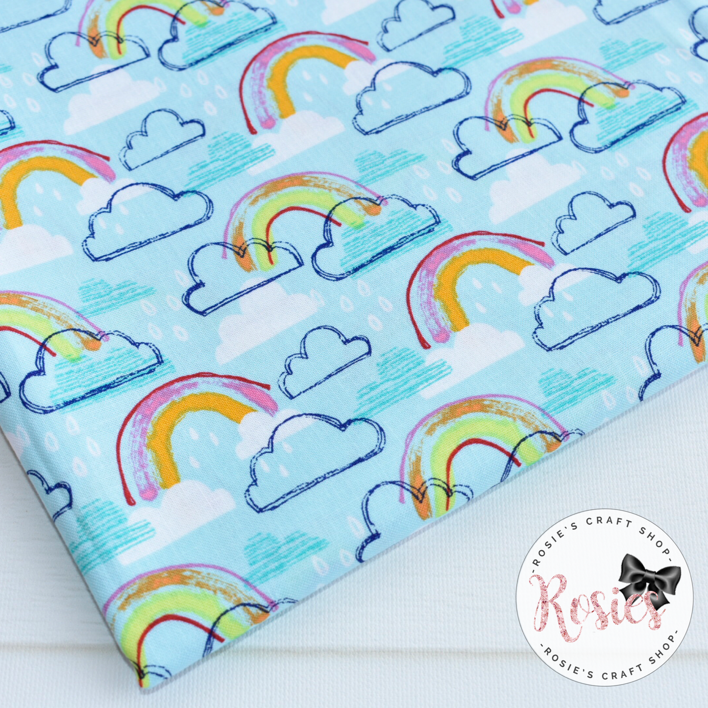 Rainbow Jubilee Designer Fabric Felt - Rosie's Craft Shop Ltd