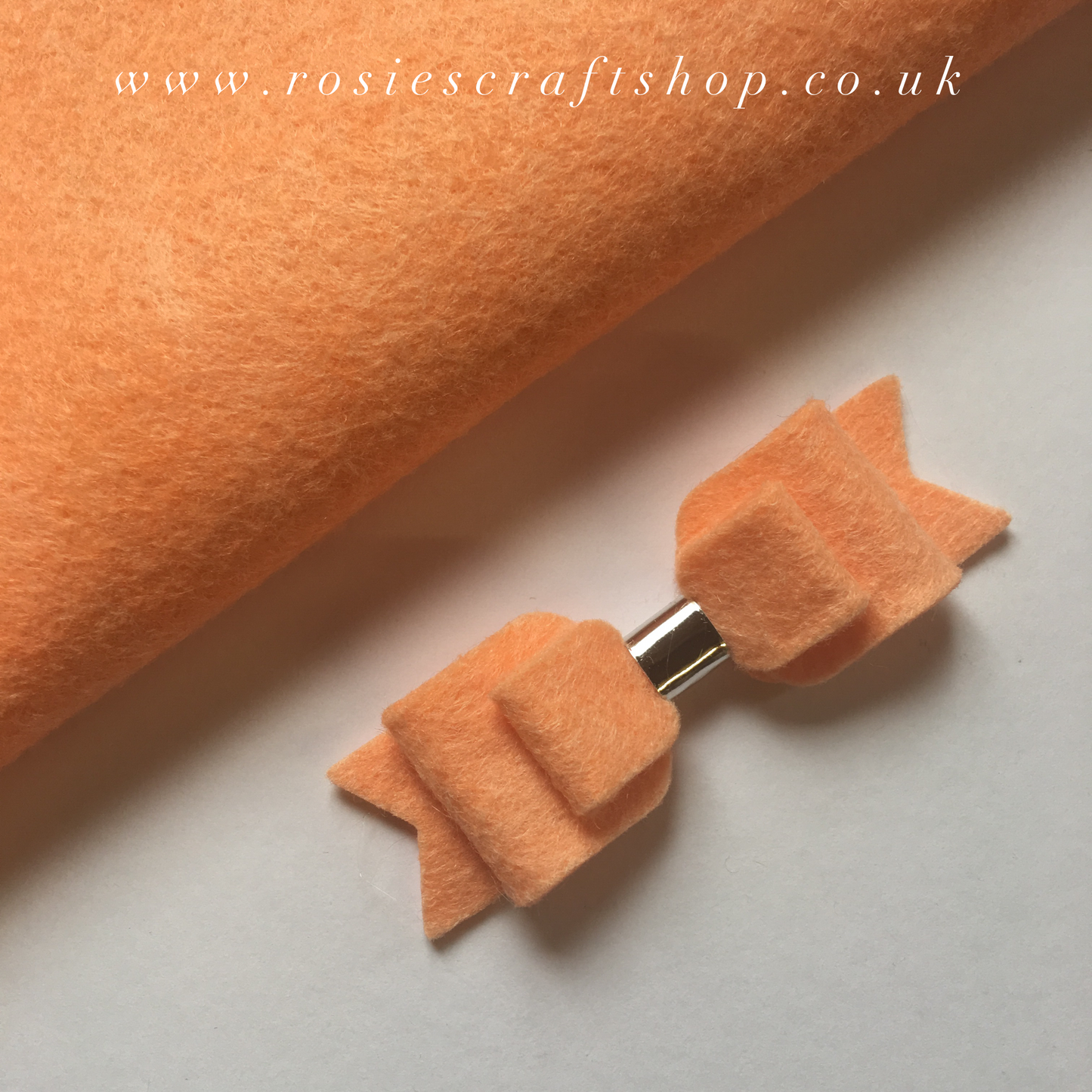 Georgia Peach Wool Blend Felt - Rosie's Craft Shop Ltd