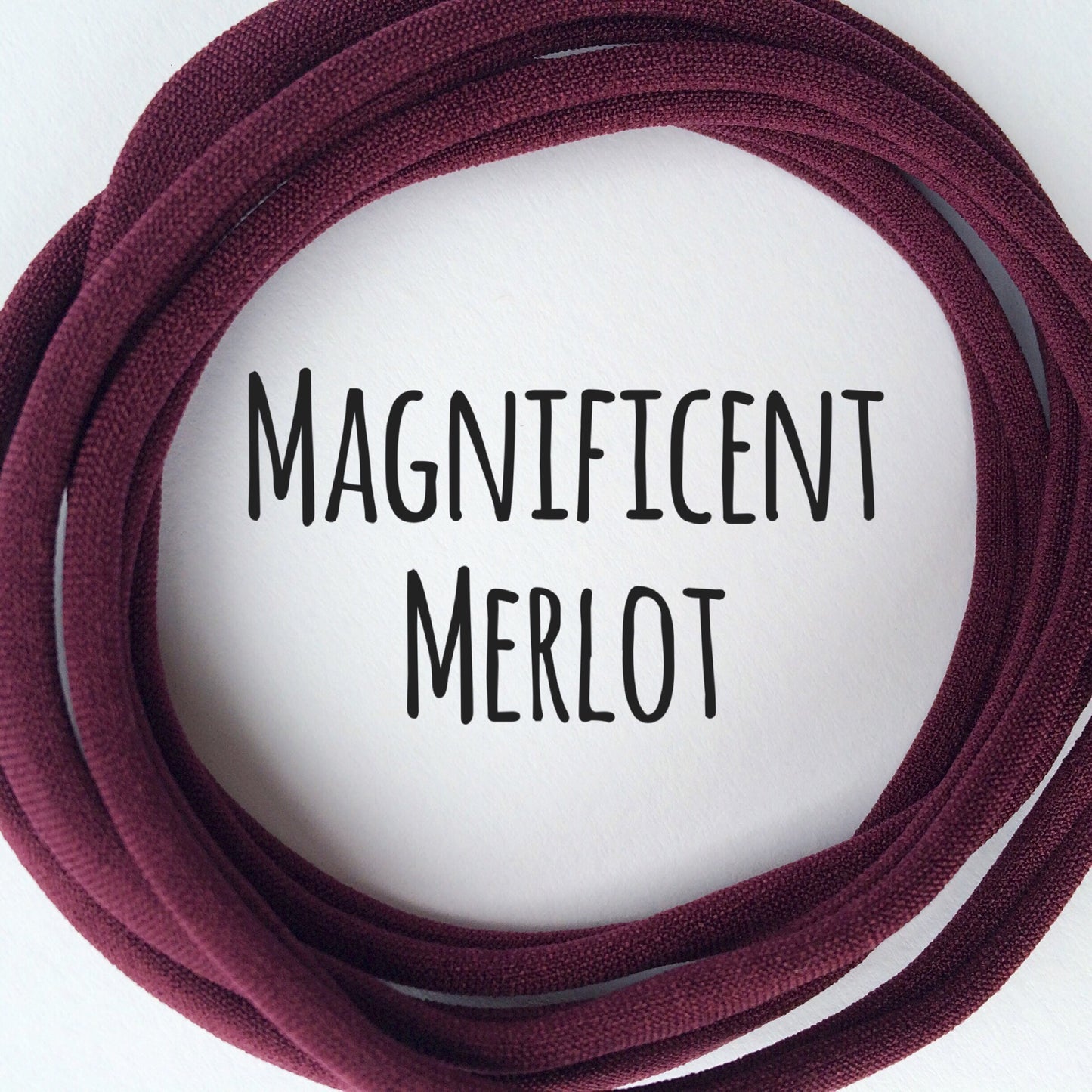Magnificent Merlot - Dainties by Nylon Headbands - Rosie's Craft Shop Ltd