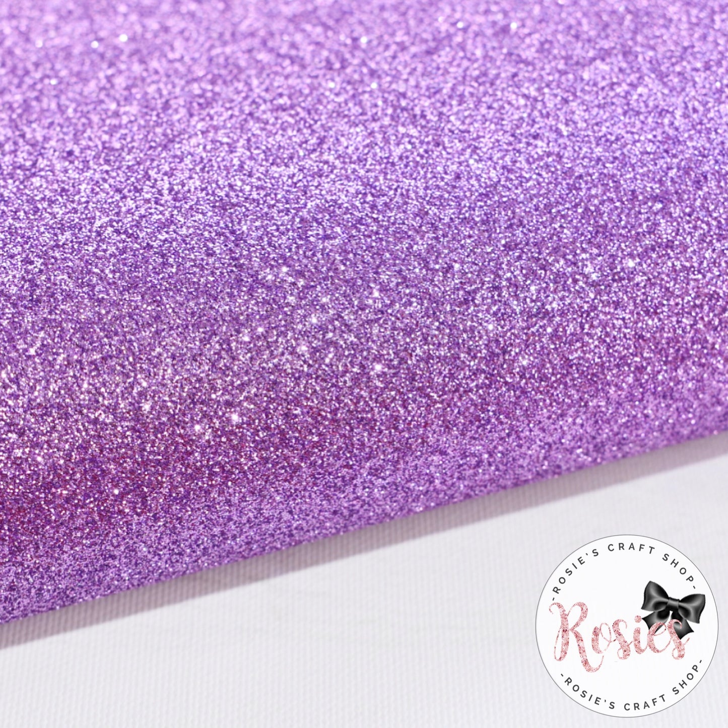 Lavender Premium Fine Glitter Topped Wool Felt - Rosie's Craft Shop Ltd