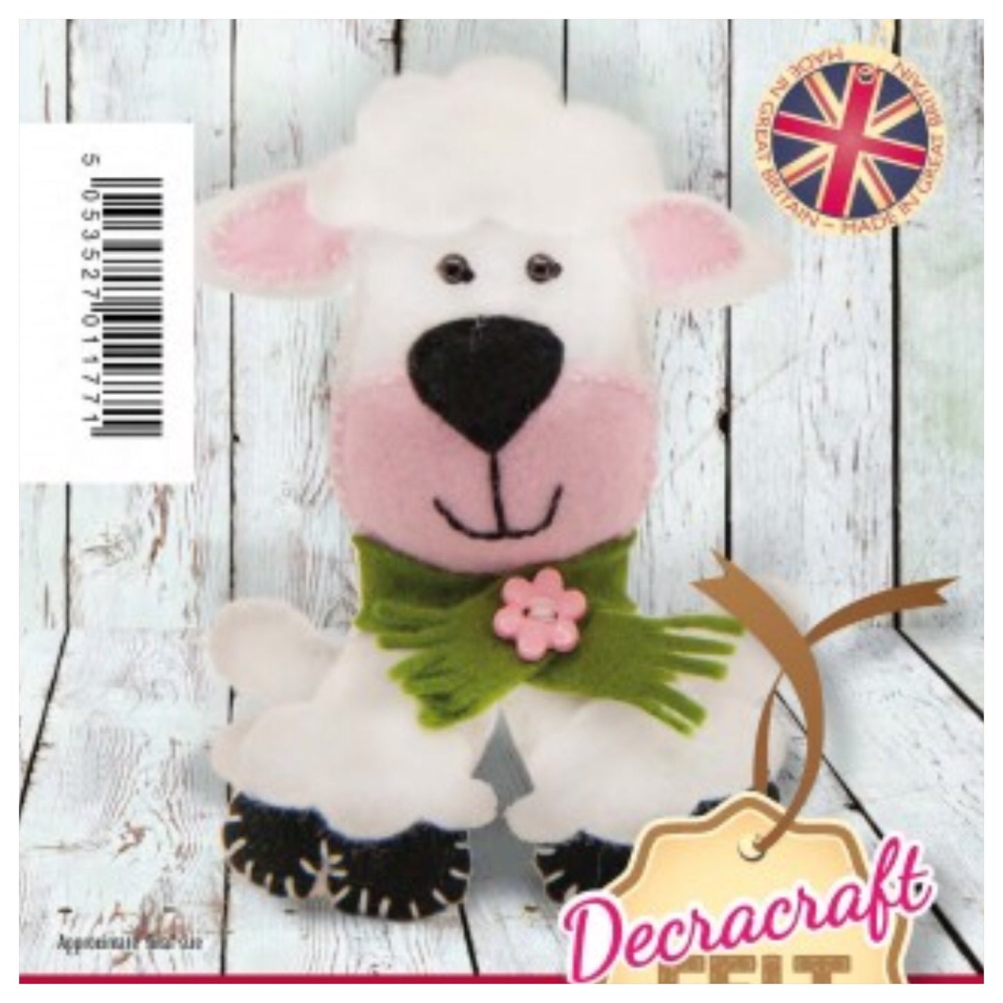 Buttons The Sheep Felt Kit - Make Your Own! - Rosie's Craft Shop Ltd