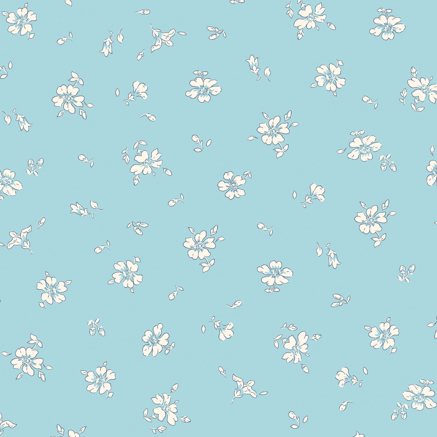 Field Rose - Flower Show Midsummer Collection by Liberty Fabric Felt