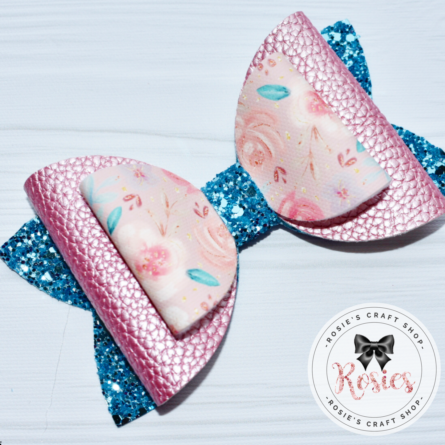 5" Coral Bow - Rosie's Craft Shop Ltd