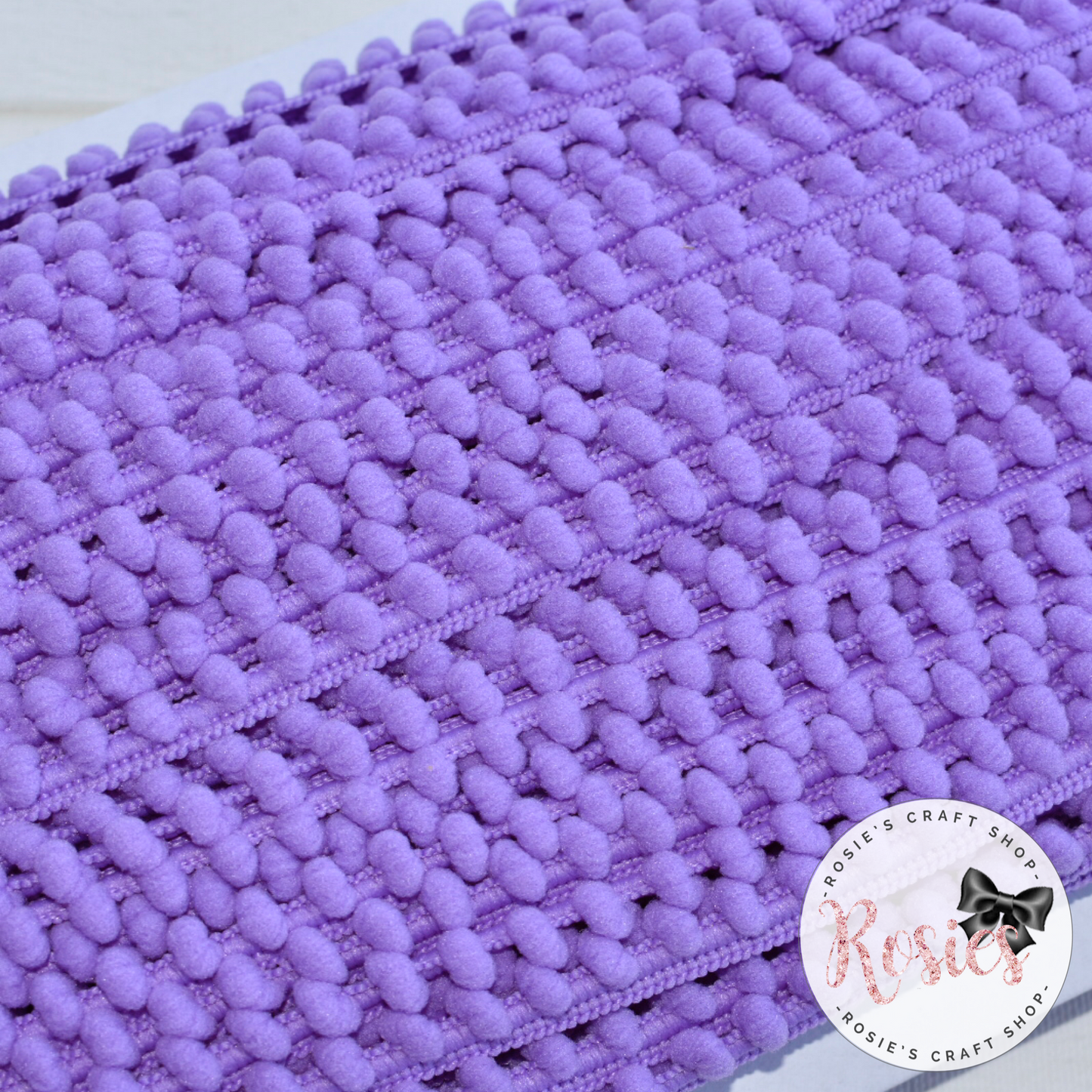 Purple Mini Pom Pom Trim ✂️
