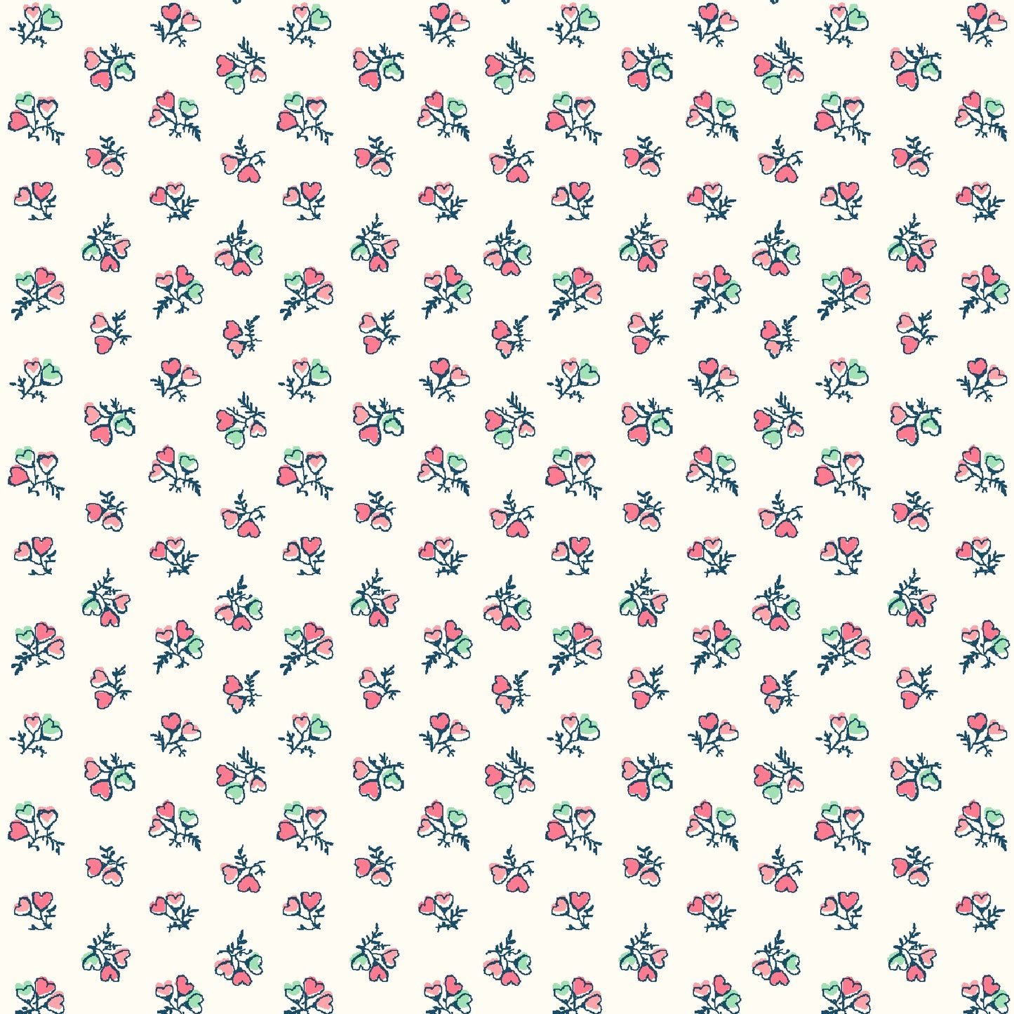 Pre Order - Heart Bouquet by Liberty - Tea For Two - Due June - Rosie's Craft Shop Ltd