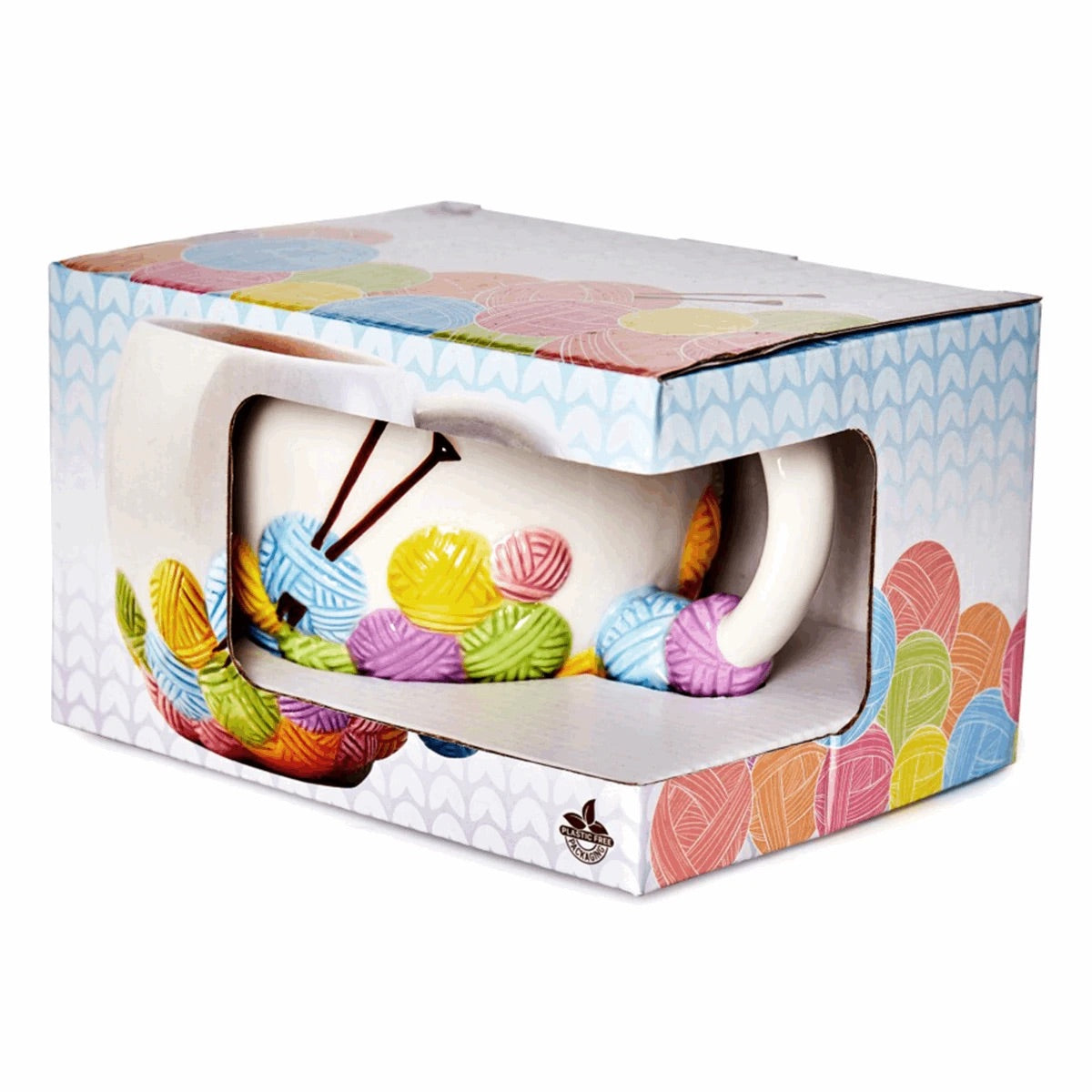 Knitting Design Novelty Ceramic Mug