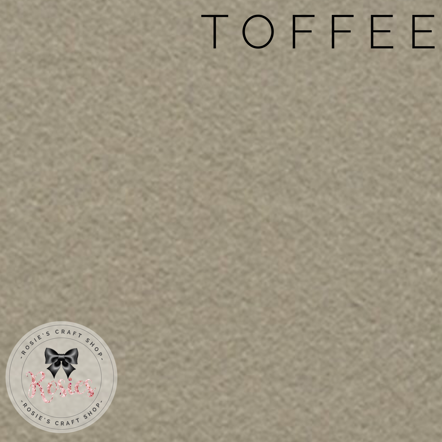 Toffee Wool Blend Felt - Rosie's Craft Shop Ltd
