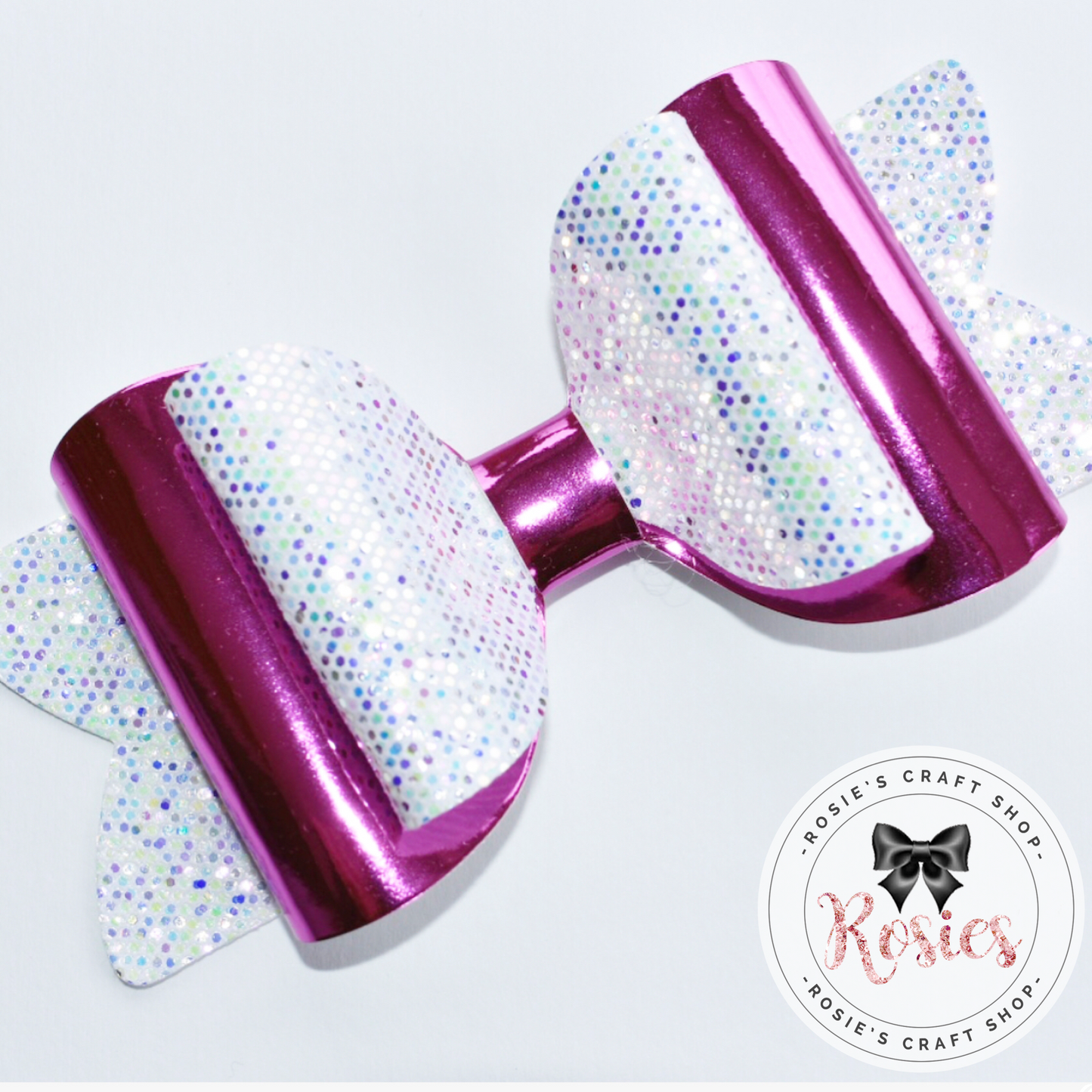 Leona Bow 5.5" / 14cm - Plastic Template - Rosie's Craft Shop Ltd